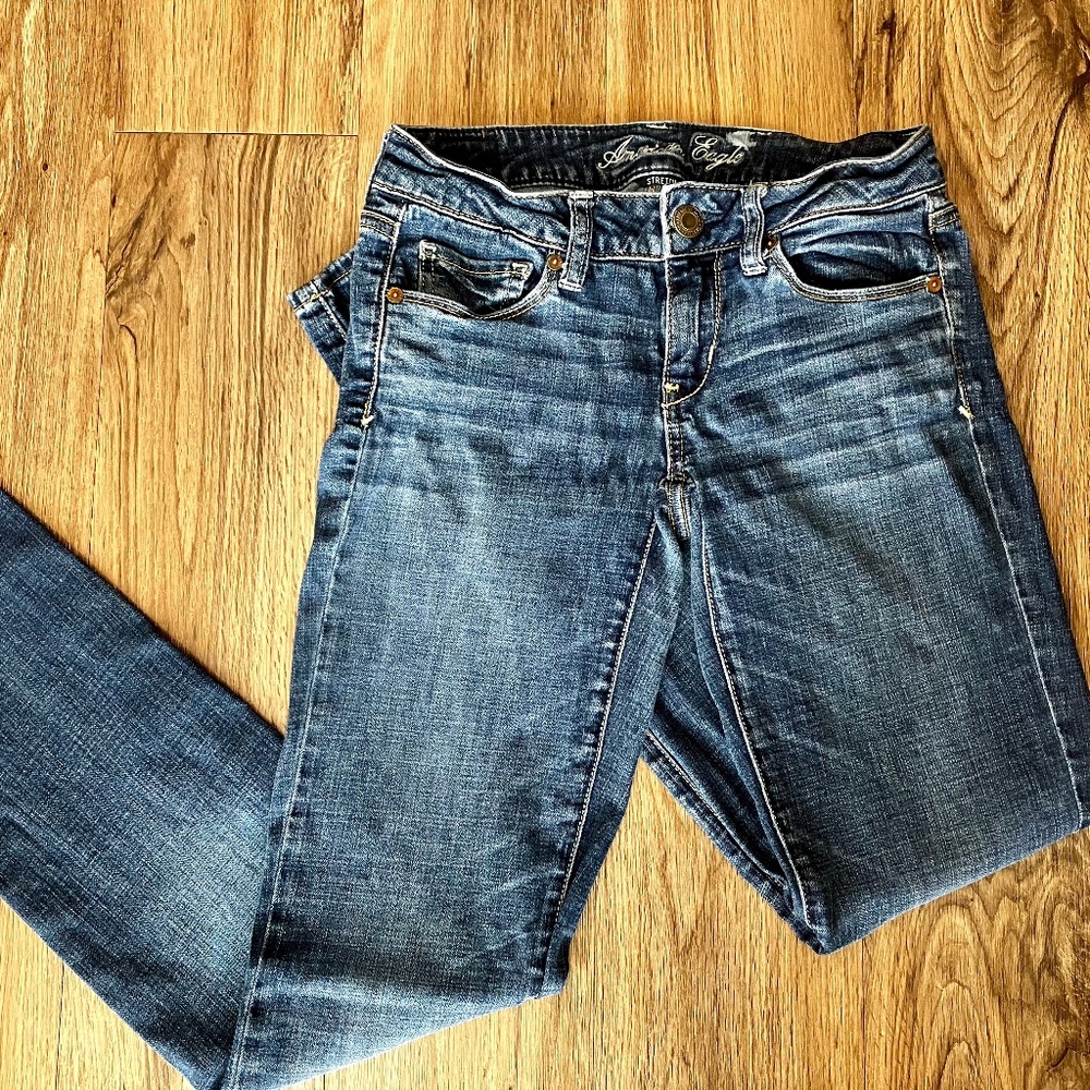 American Eagle Women's Skinny Stretch Jeans/Denim, Size 2 Regular